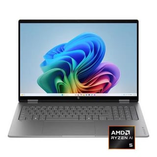 HP OmniBook X Flip 2-in-1 Copilot+ PC (2026) - 16" (1920 x 1200) Full HD+ 2K Touch 400nits Display, AMD Ryzen AI 5 430, AMD Radeon 840M Graphics, 16GB RAM, 512GB SSD, Silver, Now