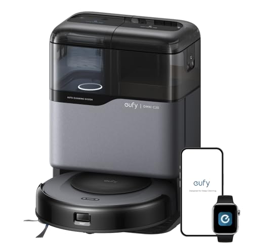 eufy Omni C20 Robot Vacuum and Mop Combo for Hardwood and Carpet,