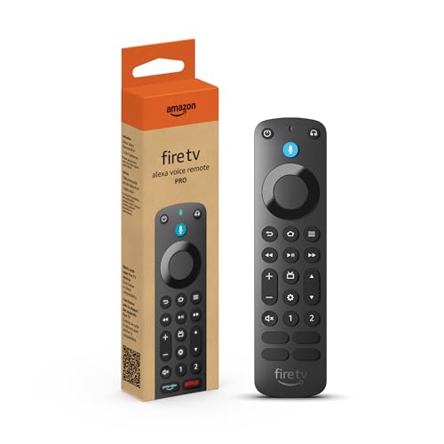 Amazon Fire TV Alexa Voice Remote Pro (newest model) with remote finder,