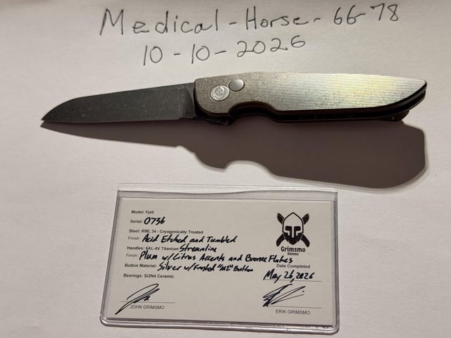 [USA-FL] Grimsmo Fjell #0736 – Plum w/ Citrus Accents & Bronze Flakes – Brand New, Unused, Full Kit