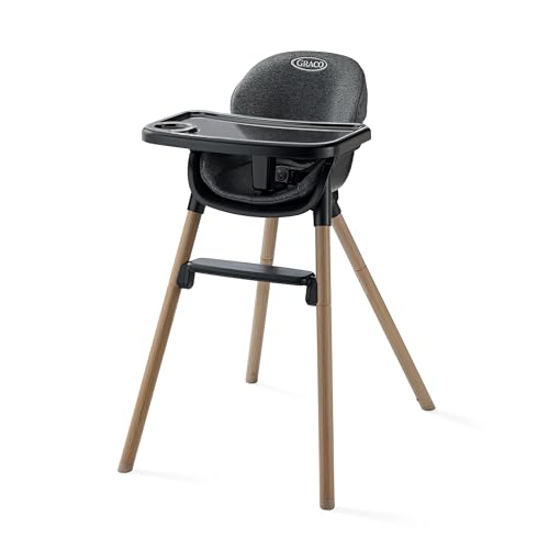 Graco Ready2Dine DLX 4-in-1 Highchair, Portable High Chair with 4 Growing