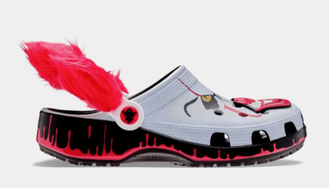 Crocs Pennywise Classic Clog White/Red ON SALE