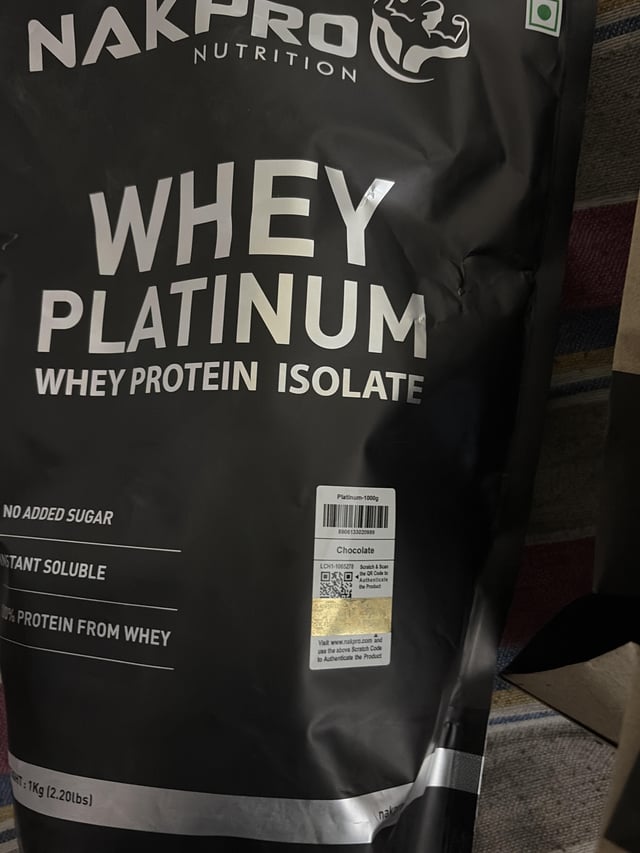Nakpro Chocolate isolate @2900 after cashback {amazon now bengaluru}