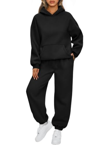 AUTOMET Womens 2 Piece Lounge Sweat Sets Fall Fashion Matching Sweatsuits