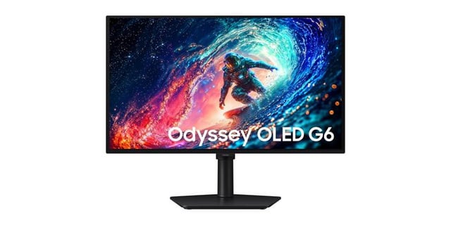Samsung 27 Inch Odyssey QD-OLED QHD G6 Monitor, 240hz