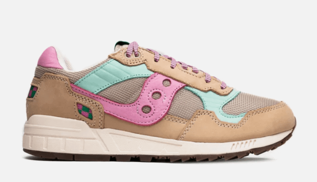 SAUCONY SHADOW 5000 TAN/PINK ON SALE