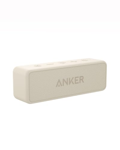 Soundcore Anker 2 Portable Bluetooth Speaker, 24-Hour Playtime, IPX7
