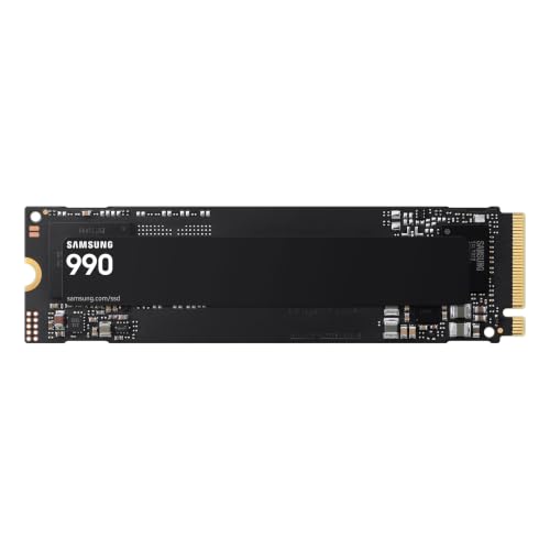 Samsung Internal SSD 990 2TB, Read/Write Speeds Up to 7,250/6,450 MB/s
