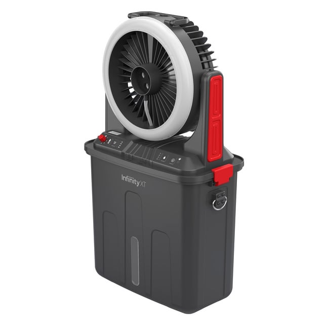 Infinity X1 Solar Misting Fan with LED Light (#1985328)