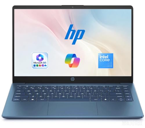 HP 14 Inch Everyday Laptop, 2027 Edition, Intel N150 CPU, 128GB SSD