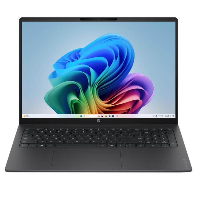 HP OmniBook 3 Laptop - 16" 2K IPS (1920x1200) Display, Snapdragon X X1-26-100 processor, AMD Radeon™ 740M Graphics, 16GB RAM, 512GB SSD, Windows 11 Home. For