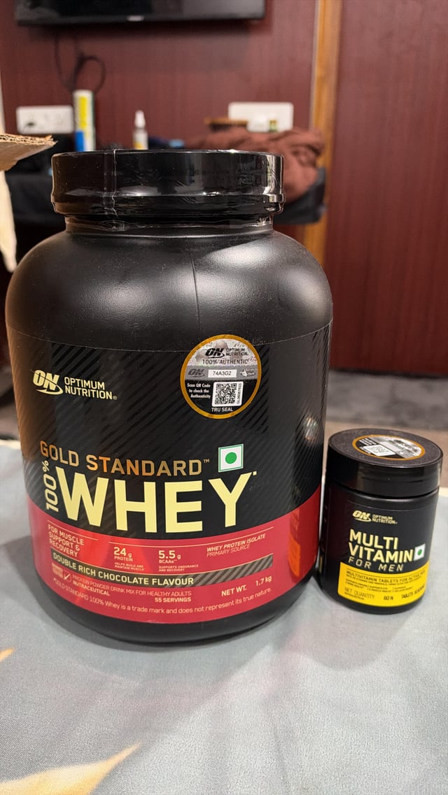 ON Whey 1.7Kg+ Multi vitamin both @5800 from flipkart
