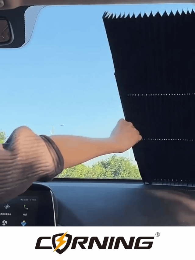 Retractable Car Windshield Sunshade UV Protector