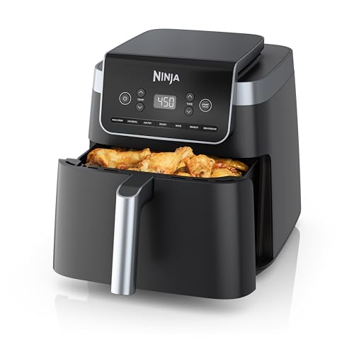 Ninja Air Fryer Pro XL, 6.5 Qt, 7-in-1, Grey, AF182AMZ