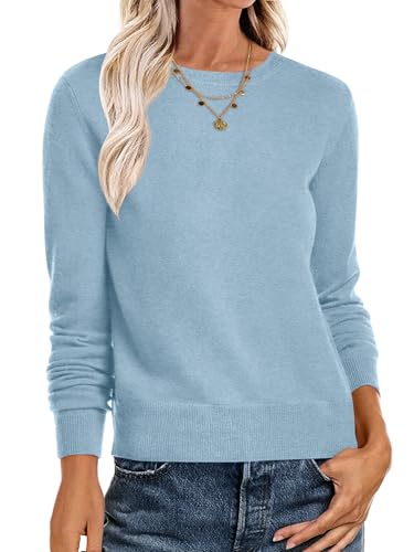 ANRABESS Sweaters for Women Long Sleeve Lightweight Fall Outfits