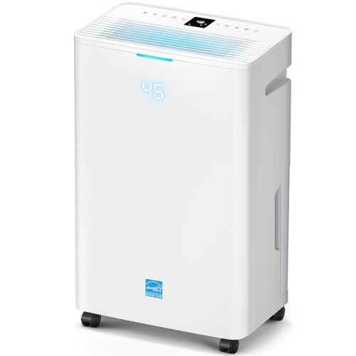Dehumidifier, 4500 Sq.Ft Dehumidifier for Basement, with Drain Hose, Humidity