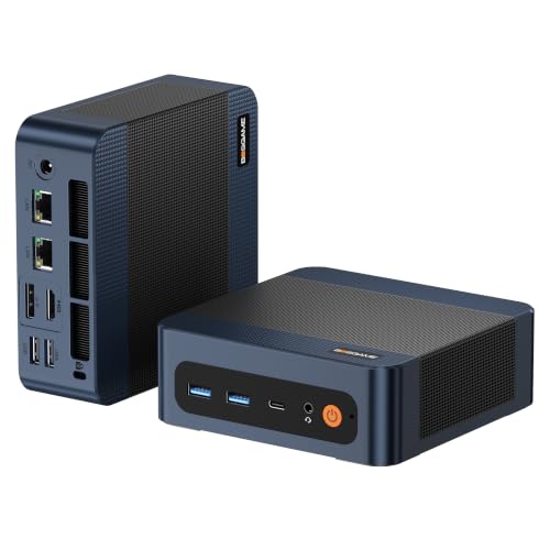 BOSGAME E7 Mini PC, Intel Core 3 100U 16GB DDR4 512GB PCIe