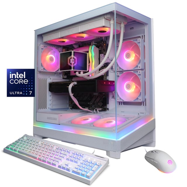 CyberPowerPC Gamer Supreme Gaming Desktop: Intel Core Ultra 9 285 CPU, NVIDIA GeForce RTX 5080 16GB Graphics card, 32GB DDR5 RAM, 2TB SSD with