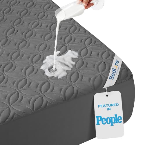 BEDLORE Waterproof Mattress Protector, King Size Mattress Pad