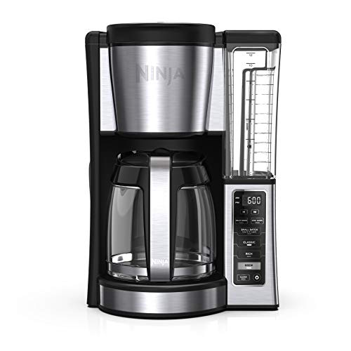 Ninja Fresh Brew Coffee Maker, 12 Cup Glass Carafe, Stainless Steel, CE251