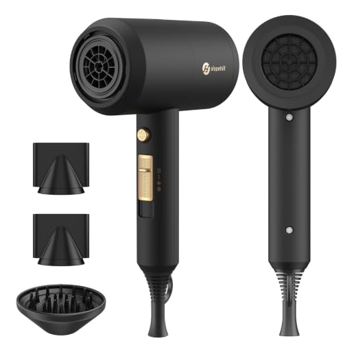 slopehill Professional Ionic Hair Dryer, Powerful 1800W Fast Drying Low Noise