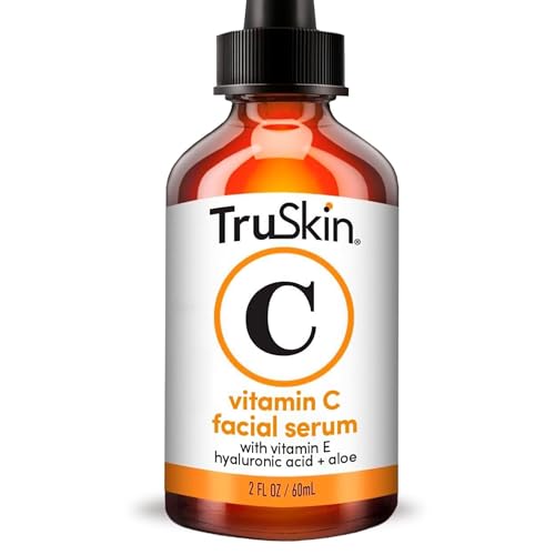 TruSkin Brightening Vitamin C Serum for Face with Hyaluronic Acid, 2 fl
