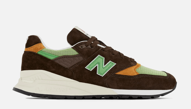 New Balance Made in USA 998 Mens Lifestyle Shoe - Rich Earth/Chive ON SALE