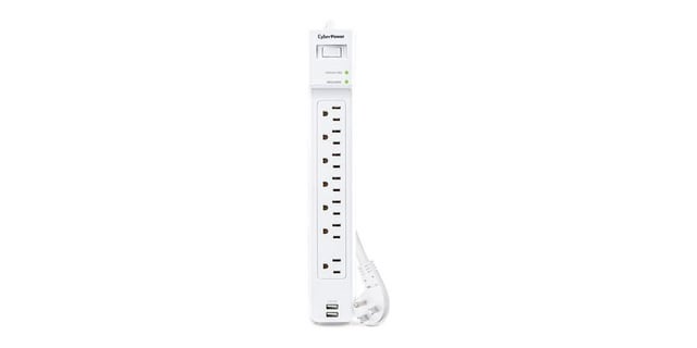 CyberPower P704URC1 7-Outlet 4ft cable + 2 usb 2000J Surge Protector
