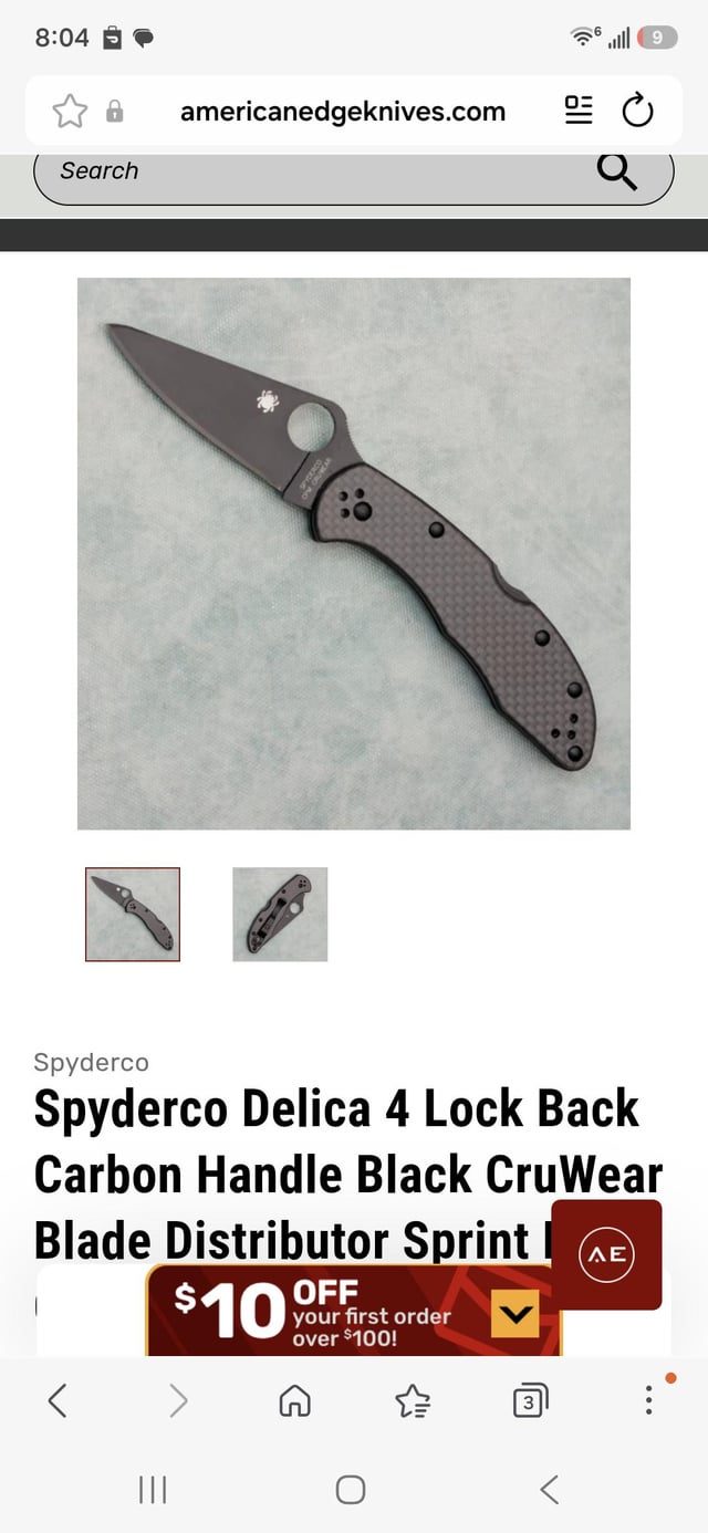 Delica Cruwear Carbon Fiber