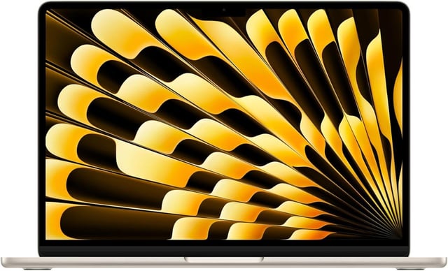 Apple 2026 MacBook Air 13-inch Laptop with M5 chip: Built for AI, 13.6-inch Liquid Retina Display, 16GB Unified Memory, 1TB SSD, 12MP Center Stage Camera, Touch ID, Wi-Fi 7; Starlight. Now