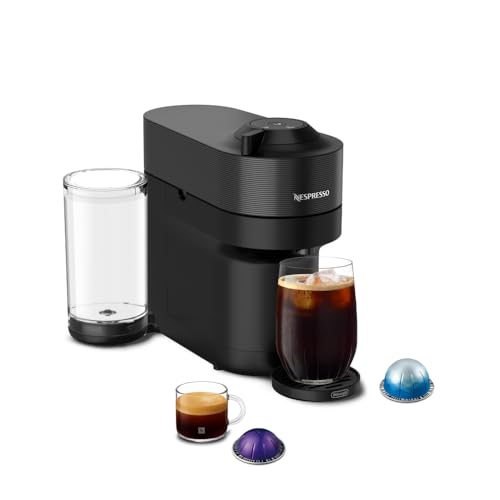 Nespresso Vertuo Pop+ Coffee and Espresso Machine by De'Longhi, Black