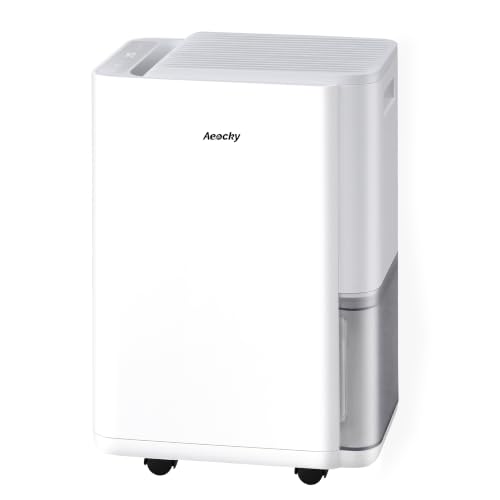 AEOCKY Max 50 Pint/D 3000 Sq.Ft Dehumidifier with Drain Hose, Quiet