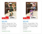 The Legend of Zelda: Ocarina of Time Amiibo (Young Link & Young Zelda) Pre-Orders at VGP