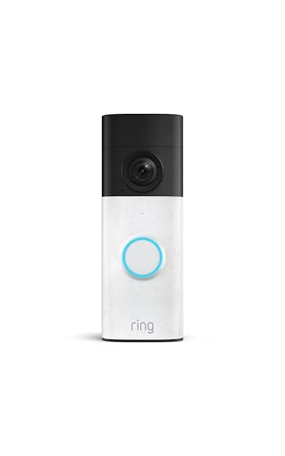 Ring Battery Doorbell 2K (newest model), Retinal 2K with wide-angle video, up