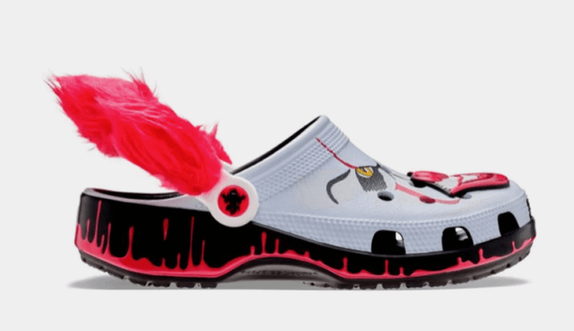 Crocs Pennywise Classic Clog Mens Sandals (White/Red) ON SALE