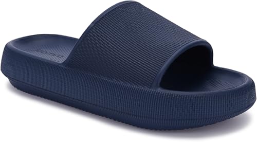 Joomra Pillow Slippers for Women and Men Thick Sole Ultra Cushion Slides