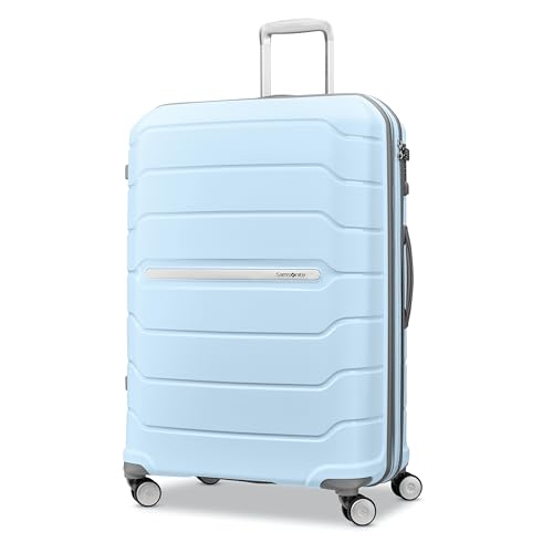 Samsonite Freeform Large Checked Luggage with Dual 360° Spinner Wheels