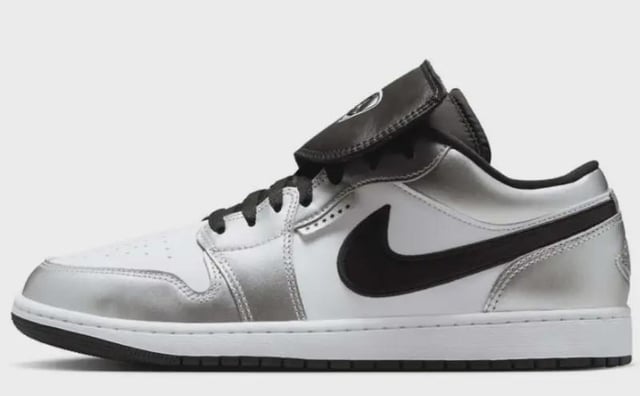 Air Jordan 1 Low SE - White/Metallic Silver ON SALE