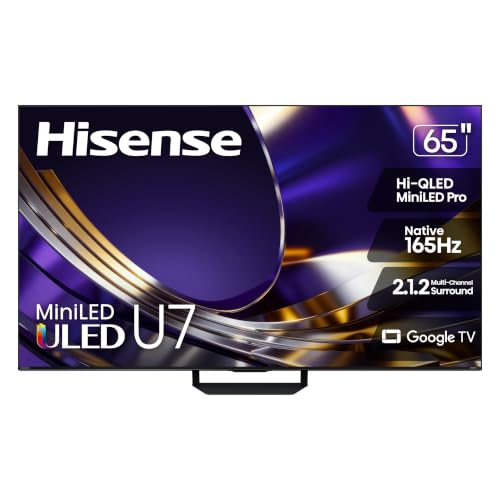 Hisense 65 U7 Mini-LED ULED 4K UHD Best Premium Gaming HDR Smart