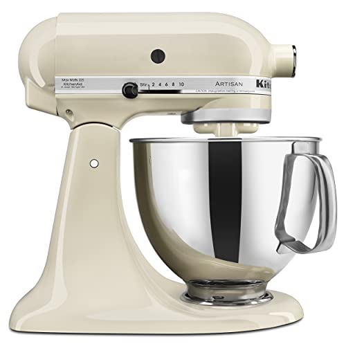 KitchenAid Artisan, 5-Qt Tilt Head Stand Mixer, KSM150PS, Almond Cream