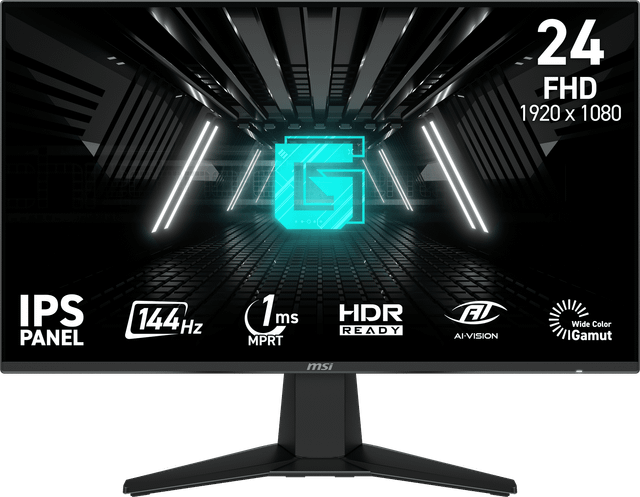 MSI 23.8" G242LW FHD (1920x1080) HDMI DP 144Hz 1ms FreeSync IPS Gaming Monitor
