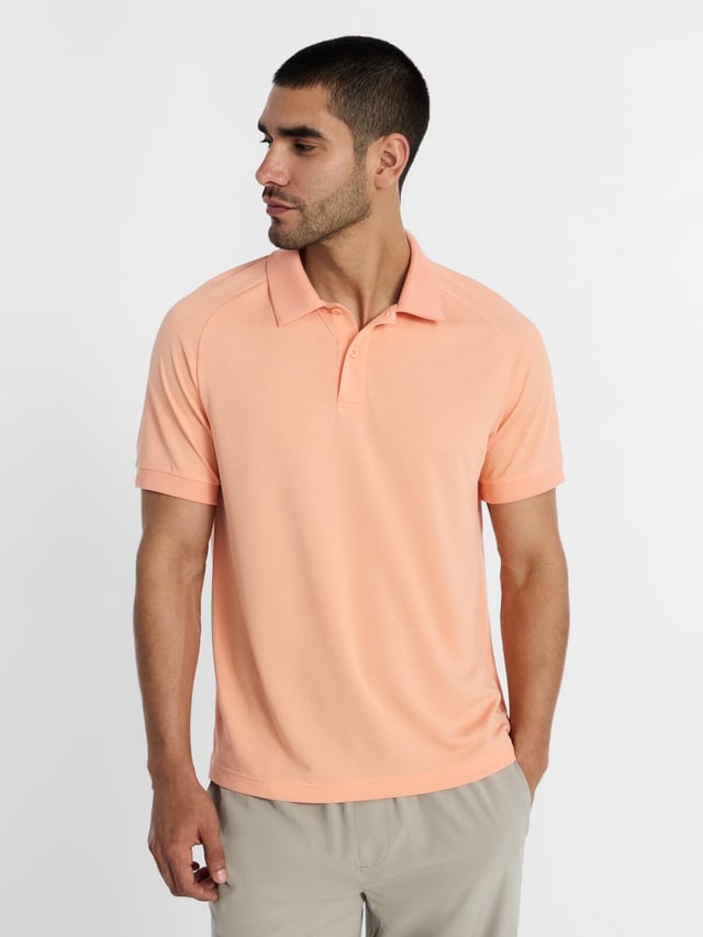 Athletic Works Men's Mesh Polo Shirt