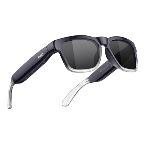 OHO AI Smart Glasses, UV400 Z87+ Audio Open Ear Bluetooth Sunglasses