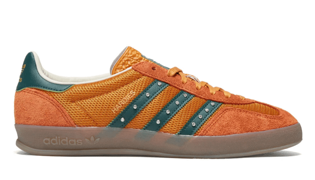 Adidas x Hardies Gazelle Shoes - Rust Orange/Collegiate Green/Gum ON SALE