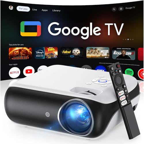 27% LIMITED TIME OFF on a Native 1080P Bluetooth Projector with Google TV – Now