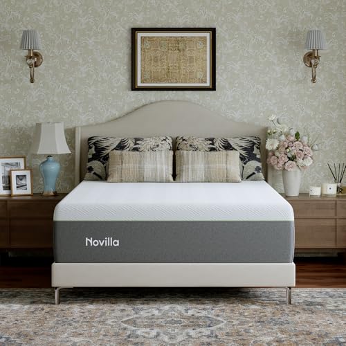 Novilla Bliss Green Tea King Size Mattress, 14 Inch Gel Memory Foam