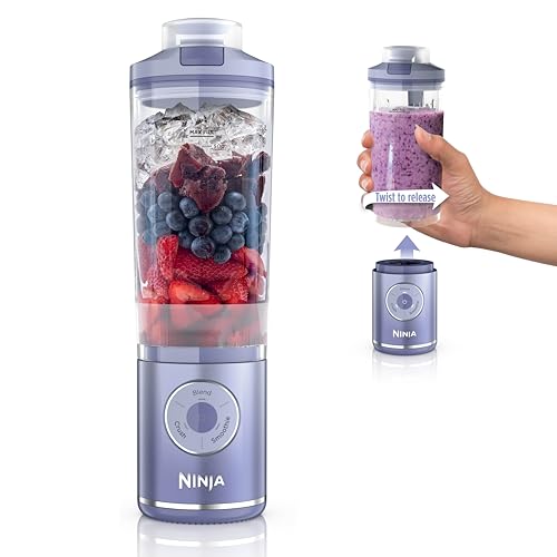 Ninja Blast Max Portable Blender, Twist & Go, 22oz, Lavender, BC251LD