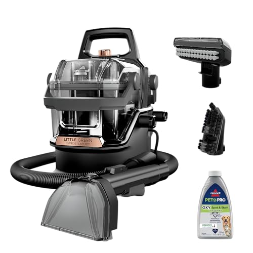 BISSELL Little Green HydroSteam Portable Carpet Cleaner, 3618
