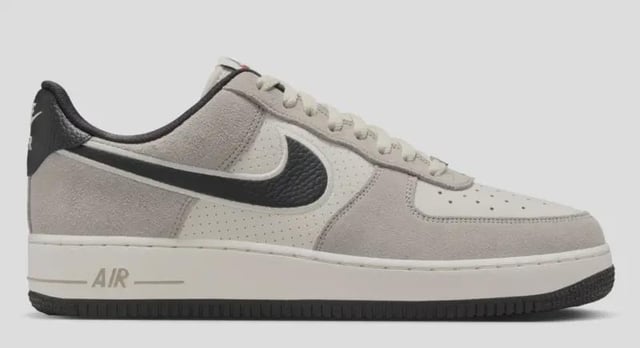 Nike Air Force 1'07 Mens Lifestyle Shoes (Phantom/Black/College Grey/Team Red) ON SALE
