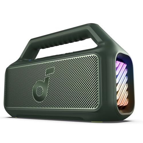Soundcore Boom 2 by Anker, 80W Outdoor Bluetooth Speaker, 24H Playtime